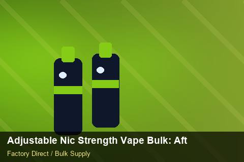 Adjustable Nic Strength Vape Bulk — Adjustable Nic Strength Vape Bulk: After-Sales Support — for EU Chains photo 1