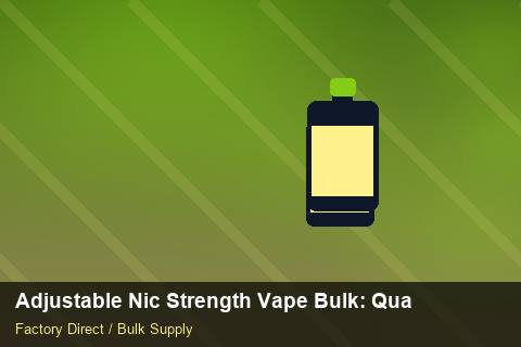Adjustable Nic Strength Vape Bulk — Adjustable Nic Strength Vape Bulk: Quality Control Process — for EU Chains photo 2