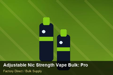 Adjustable Nic Strength Vape Bulk — Adjustable Nic Strength Vape Bulk: Production Capacity — for EU Chains photo 2