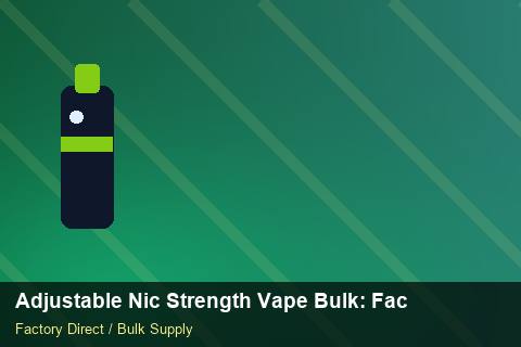 Adjustable Nic Strength Vape Bulk — Adjustable Nic Strength Vape Bulk: Factory Audit Report — for EU Chains photo 2