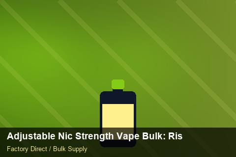Adjustable Nic Strength Vape Bulk — Adjustable Nic Strength Vape Bulk: Risk Management — for EU Chains photo 2