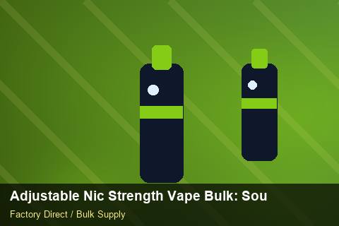 Adjustable Nic Strength Vape Bulk — Adjustable Nic Strength Vape Bulk: Sourcing Workflow — for EU Chains photo 1