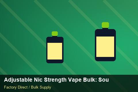 Adjustable Nic Strength Vape Bulk — Adjustable Nic Strength Vape Bulk: Sourcing Workflow — for EU Chains photo 2