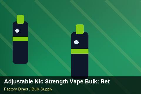 Adjustable Nic Strength Vape Bulk — Adjustable Nic Strength Vape Bulk: Returns & Warranty — for EU Chains photo 1
