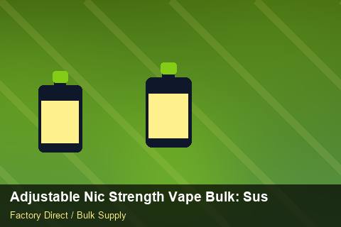 Adjustable Nic Strength Vape Bulk — Adjustable Nic Strength Vape Bulk: Sustainability — for EU Chains photo 1