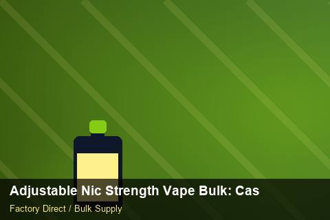 Adjustable Nic Strength Vape Bulk — Adjustable Nic Strength Vape Bulk: Case Studies — for EU Chains photo 2