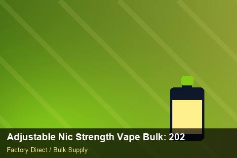 Adjustable Nic Strength Vape Bulk — Adjustable Nic Strength Vape Bulk: 2026 Buyer's Handbook — MOQ Explained photo 1