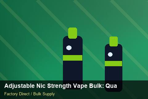 Adjustable Nic Strength Vape Bulk — Adjustable Nic Strength Vape Bulk: Quality Inspection Checklist — MOQ Explained photo 2
