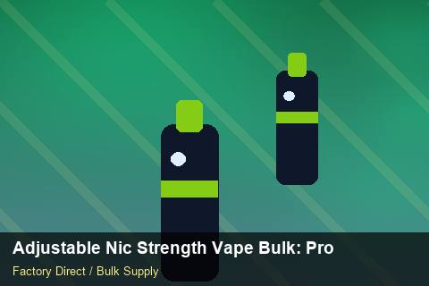 Adjustable Nic Strength Vape Bulk — Adjustable Nic Strength Vape Bulk: Procurement Strategy — MOQ Explained photo 2
