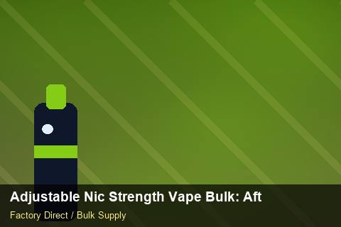 Adjustable Nic Strength Vape Bulk — Adjustable Nic Strength Vape Bulk: After-Sales Support — MOQ Explained photo 1