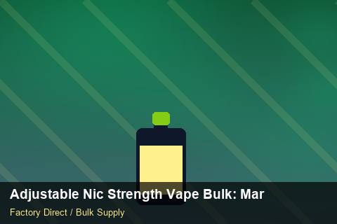Adjustable Nic Strength Vape Bulk — Adjustable Nic Strength Vape Bulk: Market Trends 2026 — MOQ Explained photo 1