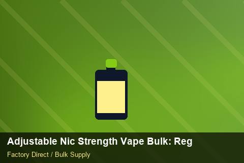 Adjustable Nic Strength Vape Bulk — Adjustable Nic Strength Vape Bulk: Regulatory Update — MOQ Explained photo 1