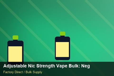 Adjustable Nic Strength Vape Bulk — Adjustable Nic Strength Vape Bulk: Negotiation Tips — MOQ Explained photo 2