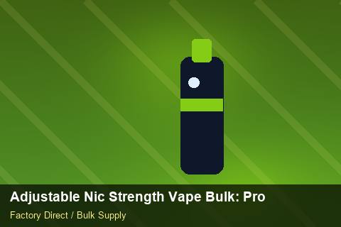Adjustable Nic Strength Vape Bulk — Adjustable Nic Strength Vape Bulk: Production Capacity — MOQ Explained photo 2