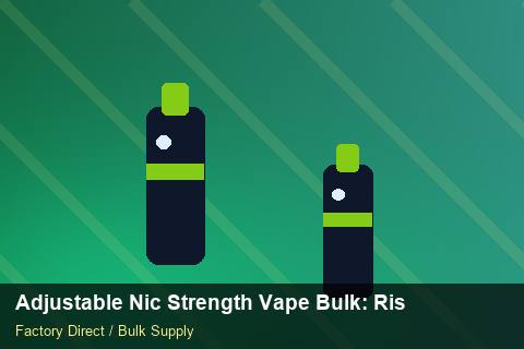 Adjustable Nic Strength Vape Bulk — Adjustable Nic Strength Vape Bulk: Risk Management — MOQ Explained photo 1