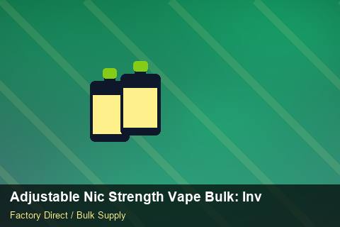 Adjustable Nic Strength Vape Bulk — Adjustable Nic Strength Vape Bulk: Inventory Management — MOQ Explained photo 2