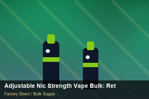 Adjustable Nic Strength Vape Bulk — Adjustable Nic Strength Vape Bulk: Returns & Warranty — MOQ Explained photo 1