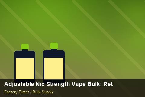Adjustable Nic Strength Vape Bulk — Adjustable Nic Strength Vape Bulk: Returns & Warranty — MOQ Explained photo 2