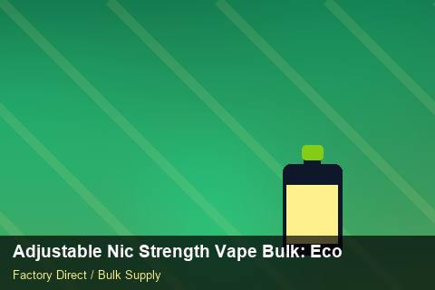 Adjustable Nic Strength Vape Bulk — Adjustable Nic Strength Vape Bulk: Eco-Friendly Materials — MOQ Explained photo 1