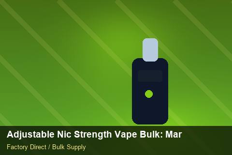 Adjustable Nic Strength Vape Bulk — Adjustable Nic Strength Vape Bulk: Margin Calculator — MOQ Explained photo 2