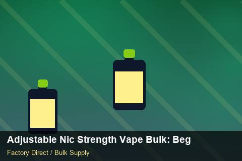Adjustable Nic Strength Vape Bulk — Adjustable Nic Strength Vape Bulk: Beginner's Guide — MOQ Explained photo 2