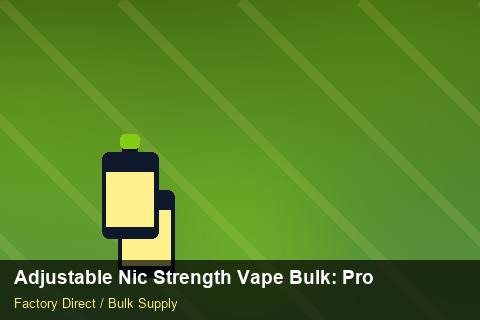 Adjustable Nic Strength Vape Bulk — Adjustable Nic Strength Vape Bulk: Procurement Checklist — MOQ Explained photo 1