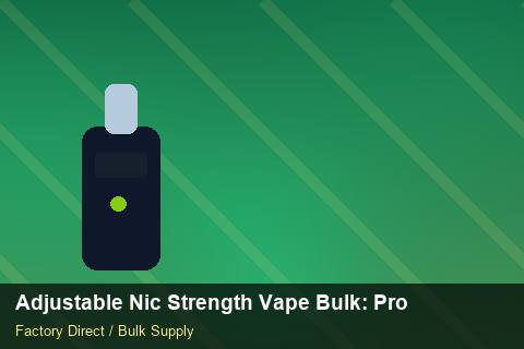 Adjustable Nic Strength Vape Bulk — Adjustable Nic Strength Vape Bulk: Procurement Checklist — MOQ Explained photo 2