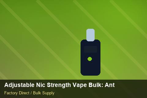Adjustable Nic Strength Vape Bulk — Adjustable Nic Strength Vape Bulk: Anti-Counterfeit Measures — MOQ Explained photo 1