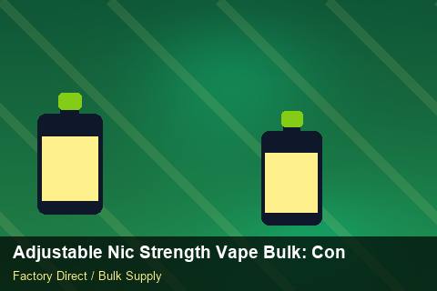 Adjustable Nic Strength Vape Bulk — Adjustable Nic Strength Vape Bulk: Contract Essentials — MOQ Explained photo 2
