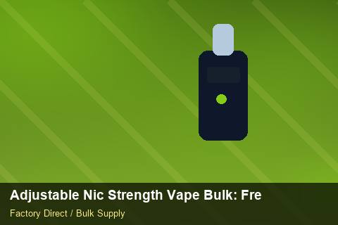 Adjustable Nic Strength Vape Bulk — Adjustable Nic Strength Vape Bulk: Freight Insurance — MOQ Explained photo 2