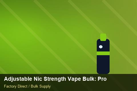 Adjustable Nic Strength Vape Bulk — Adjustable Nic Strength Vape Bulk: Product Launch Playbook — MOQ Explained photo 2