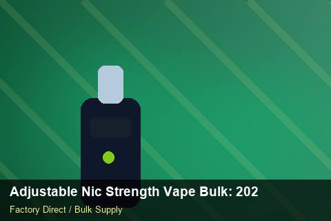Adjustable Nic Strength Vape Bulk — Adjustable Nic Strength Vape Bulk: 2026 Buyer's Handbook — Cost Breakdown photo 2