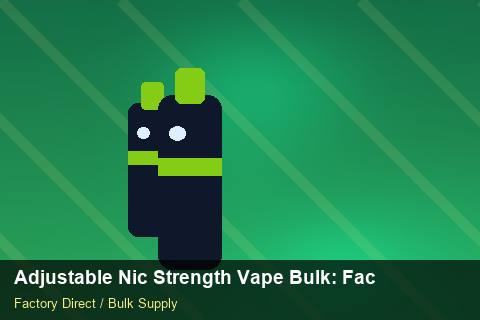 Adjustable Nic Strength Vape Bulk — Adjustable Nic Strength Vape Bulk: Factory Audit Report — Cost Breakdown photo 2