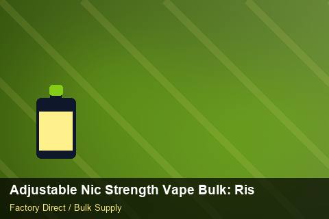 Adjustable Nic Strength Vape Bulk — Adjustable Nic Strength Vape Bulk: Risk Management — Cost Breakdown photo 2