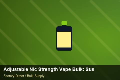 Adjustable Nic Strength Vape Bulk — Adjustable Nic Strength Vape Bulk: Sustainability — Cost Breakdown photo 1