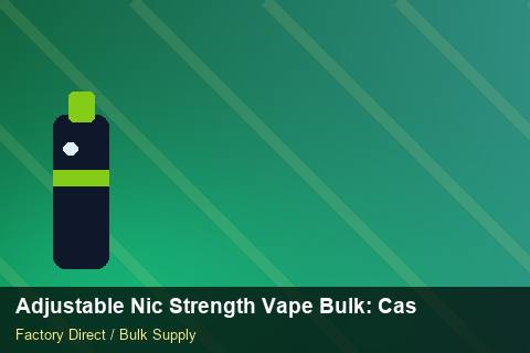 Adjustable Nic Strength Vape Bulk — Adjustable Nic Strength Vape Bulk: Case Studies — Cost Breakdown photo 1