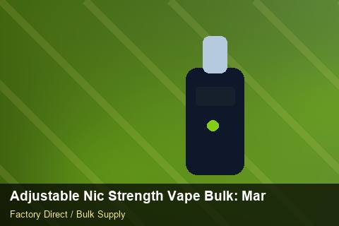 Adjustable Nic Strength Vape Bulk — Adjustable Nic Strength Vape Bulk: Margin Calculator — Cost Breakdown photo 2