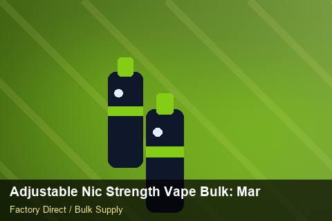 Adjustable Nic Strength Vape Bulk — Adjustable Nic Strength Vape Bulk: Market Comparison — Cost Breakdown photo 2