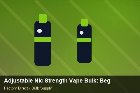 Adjustable Nic Strength Vape Bulk — Adjustable Nic Strength Vape Bulk: Beginner's Guide — Cost Breakdown photo 1