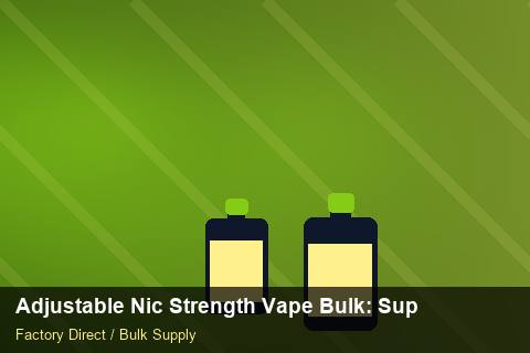 Adjustable Nic Strength Vape Bulk — Adjustable Nic Strength Vape Bulk: Supplier Vetting — Cost Breakdown photo 2
