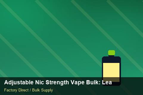 Adjustable Nic Strength Vape Bulk — Adjustable Nic Strength Vape Bulk: Lead Time & MOQ — Step-by-Step photo 1