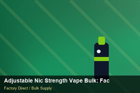 Adjustable Nic Strength Vape Bulk — Adjustable Nic Strength Vape Bulk: Factory Audit Report — Step-by-Step photo 2