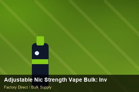 Adjustable Nic Strength Vape Bulk — Adjustable Nic Strength Vape Bulk: Inventory Management — Step-by-Step photo 1