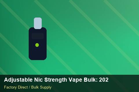 Adjustable Nic Strength Vape Bulk — Adjustable Nic Strength Vape Bulk: 2026 Buyer's Handbook — Common Mistakes photo 2