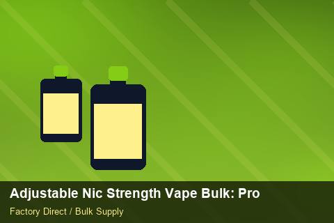 Adjustable Nic Strength Vape Bulk — Adjustable Nic Strength Vape Bulk: Procurement Strategy — Common Mistakes photo 1