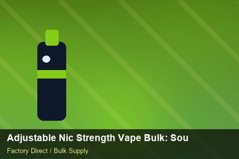 Adjustable Nic Strength Vape Bulk — Adjustable Nic Strength Vape Bulk: Sourcing Workflow — Common Mistakes photo 1