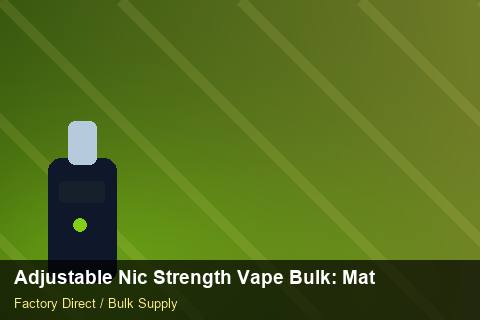 Adjustable Nic Strength Vape Bulk — Adjustable Nic Strength Vape Bulk: Material & Ingredients — Common Mistakes photo 2