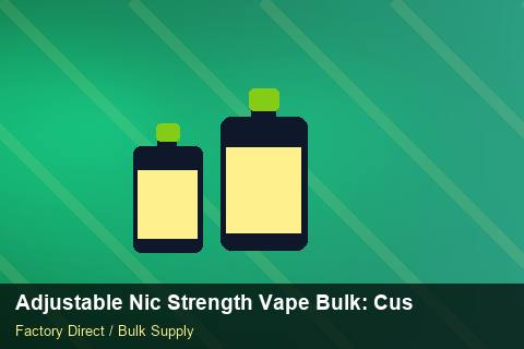 Adjustable Nic Strength Vape Bulk — Adjustable Nic Strength Vape Bulk: Customs Documentation — Checklist photo 2