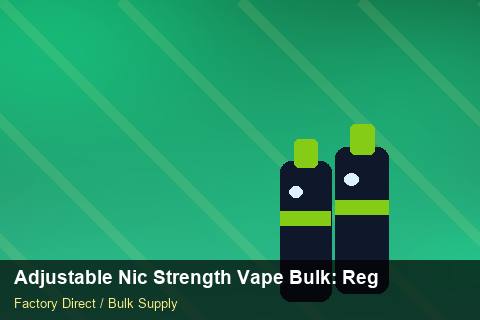 Adjustable Nic Strength Vape Bulk — Adjustable Nic Strength Vape Bulk: Regulatory Update — Checklist photo 2