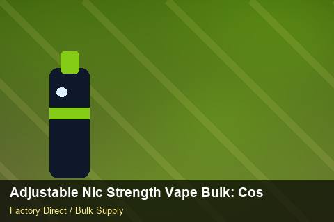 Adjustable Nic Strength Vape Bulk — Adjustable Nic Strength Vape Bulk: Cost Breakdown — Checklist photo 2